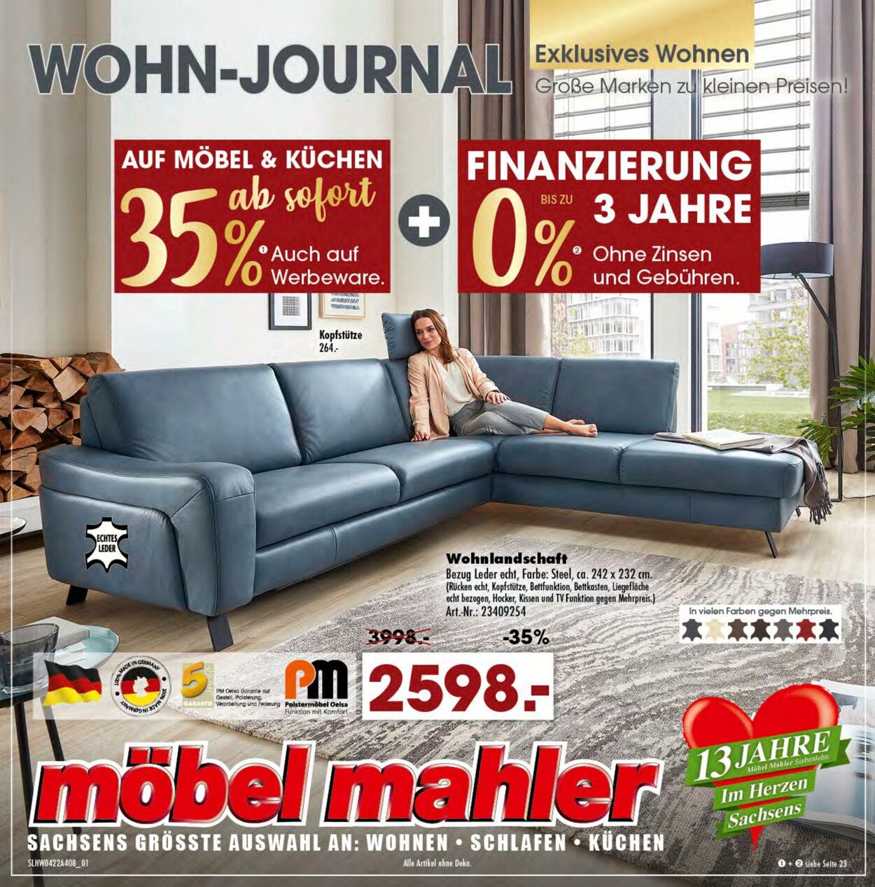 Prospekt Möbel Mahler 20.09.2022 - 04.10.2022