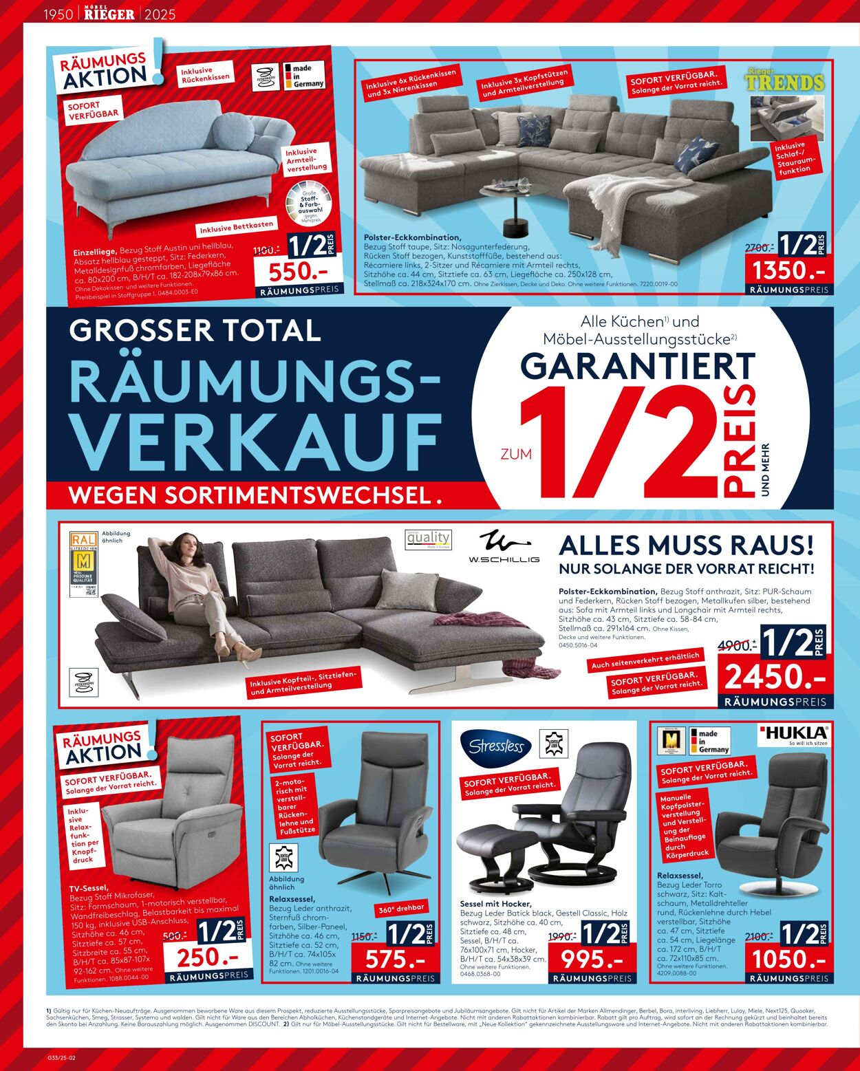 Prospekt Möbel Rieger 14.08.2025 - 28.08.2025