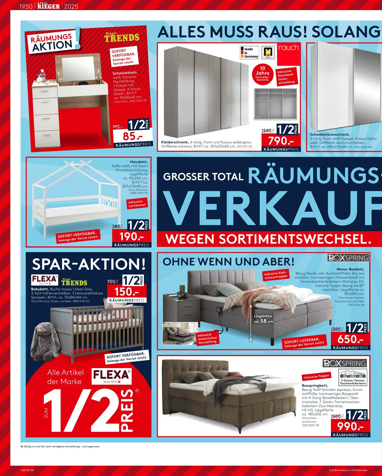 Prospekt Möbel Rieger 14.08.2025 - 28.08.2025