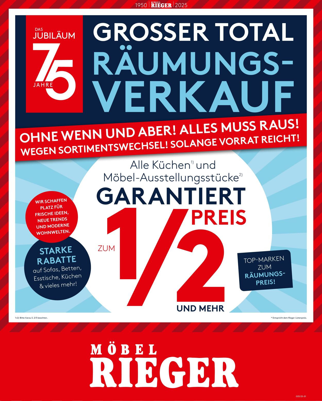 Prospekt Möbel Rieger 14.08.2025 - 28.08.2025