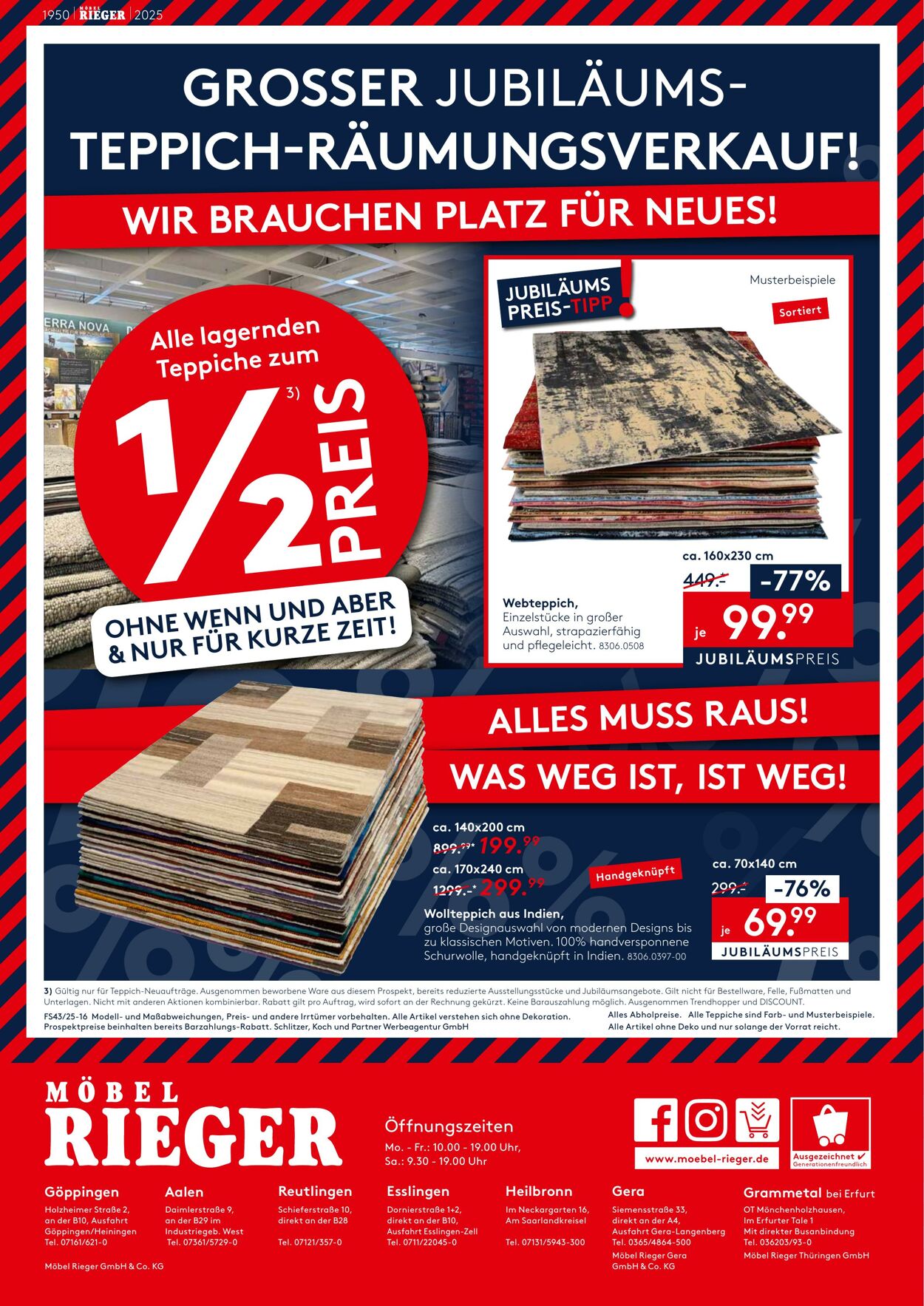 Prospekt Möbel Rieger 22.10.2025 - 05.11.2025