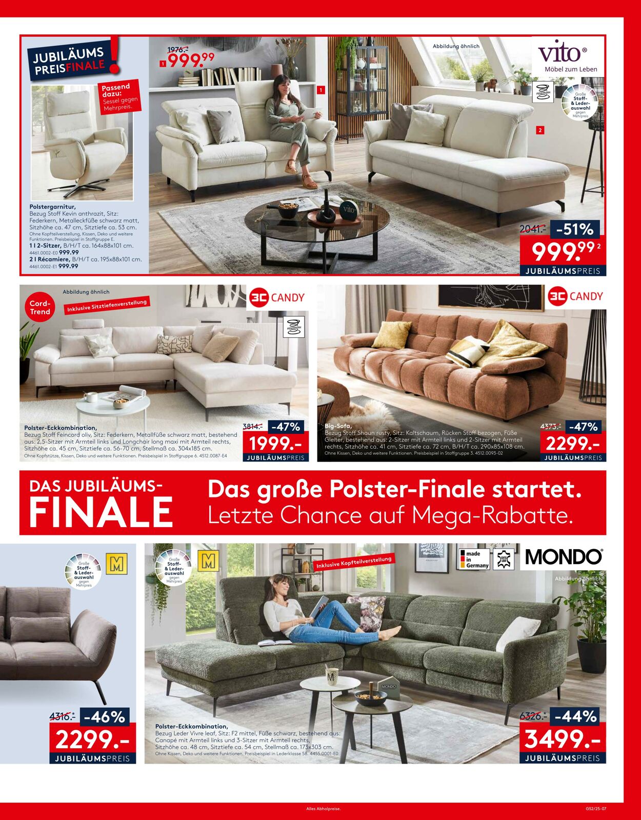 Prospekt Möbel Rieger 23.12.2025 - 23.01.2026