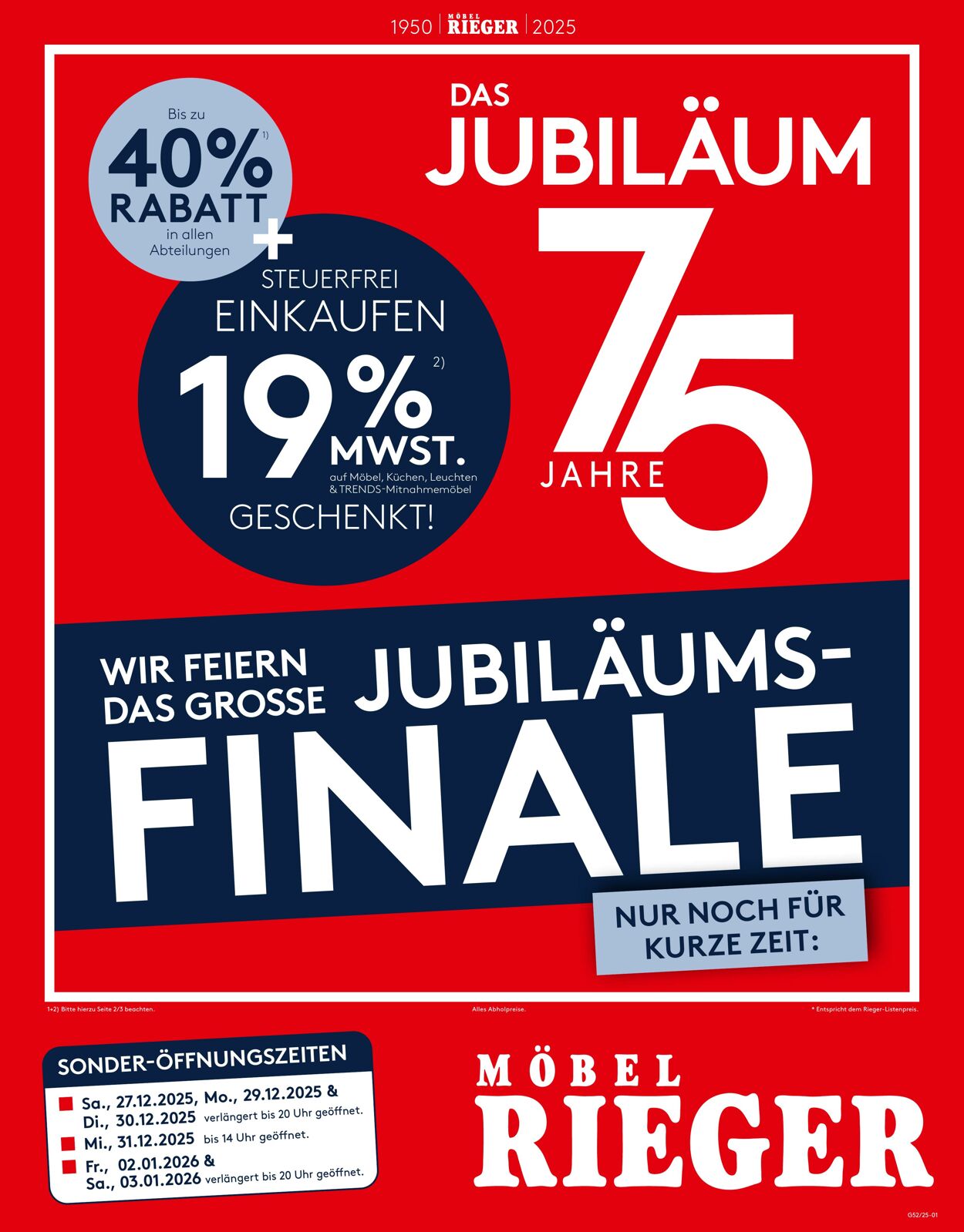 Möbel Rieger Wöchentliche Prospekte