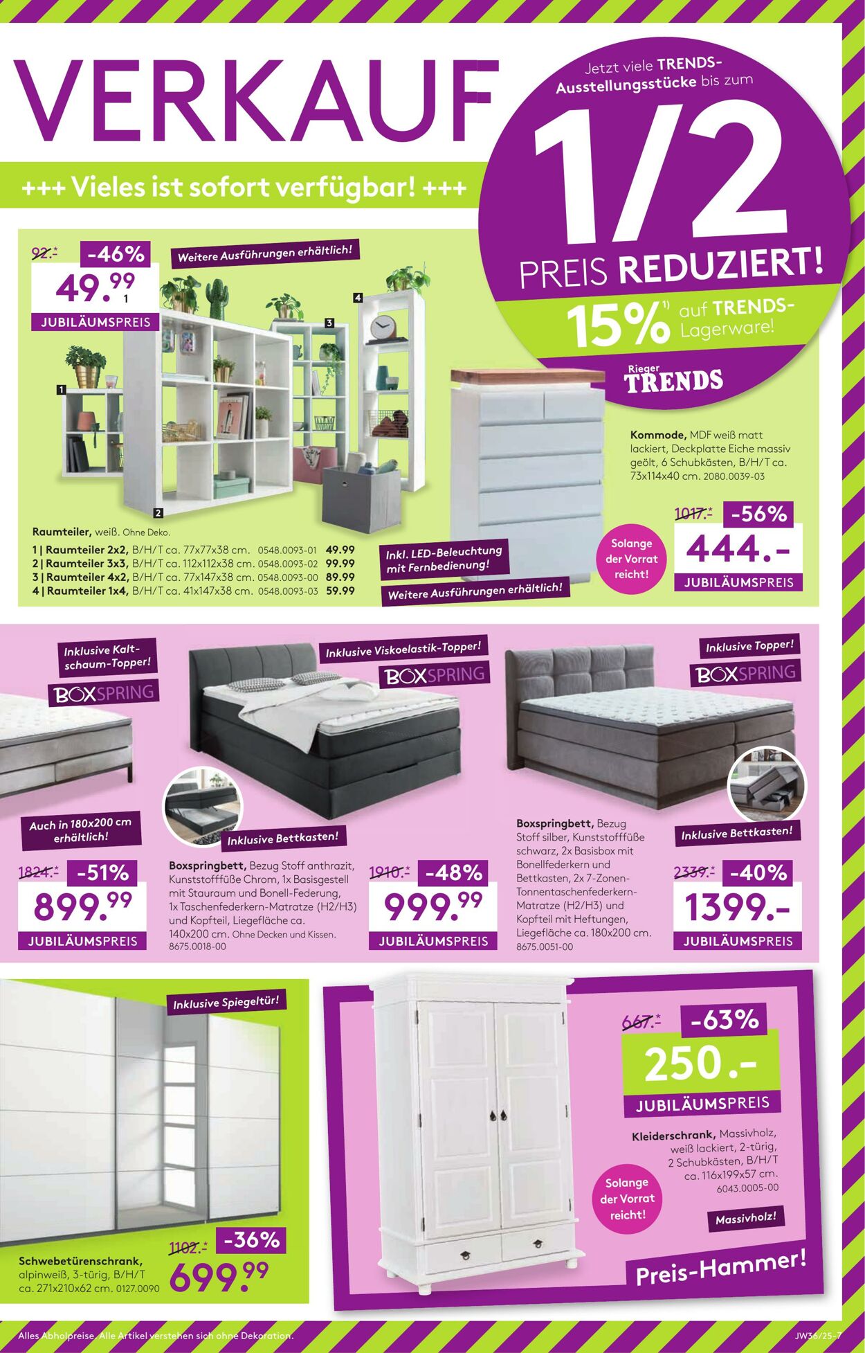 Prospekt Möbel Rieger 09.09.2025 - 23.09.2025