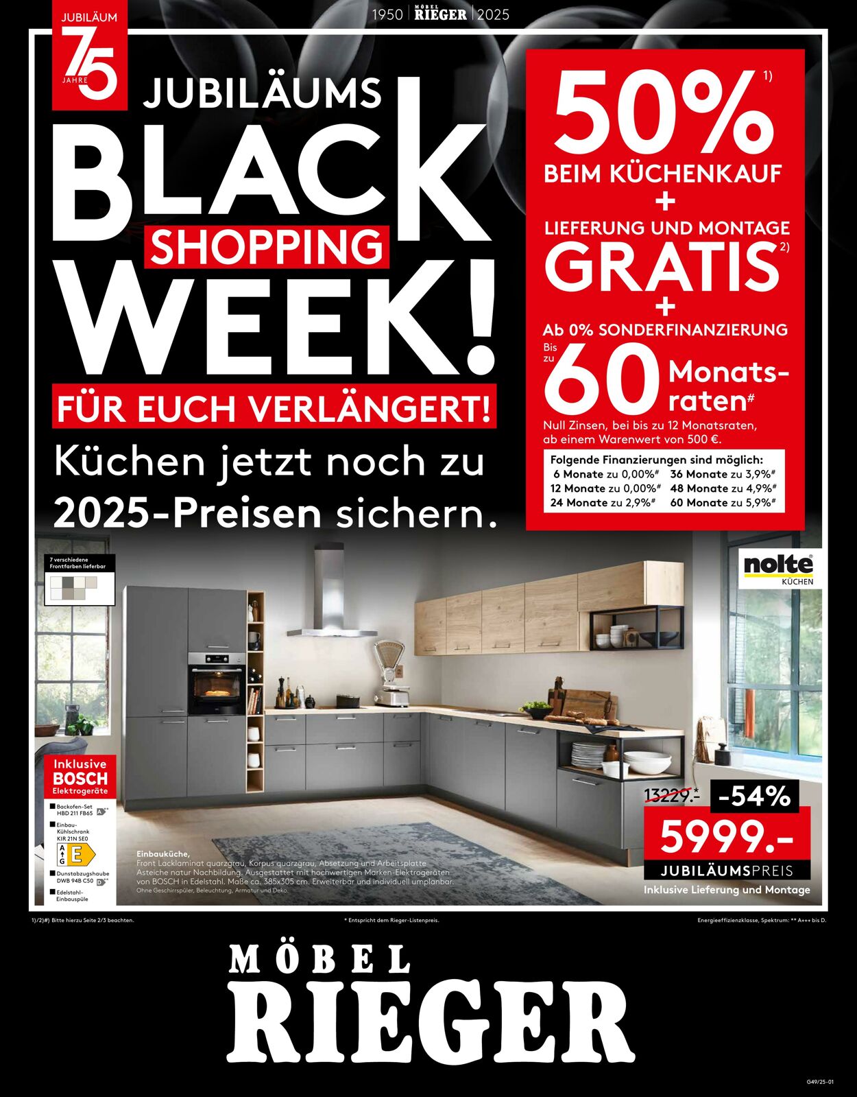 Prospekt Möbel Rieger 09.12.2025 - 23.12.2025