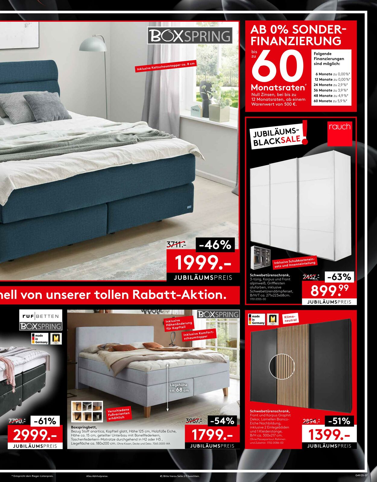 Prospekt Möbel Rieger 09.12.2025 - 23.12.2025
