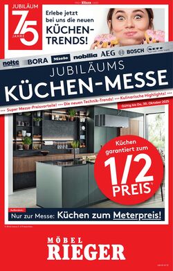 Prospekt Möbel Rieger 09.10.2025 - 23.10.2025
