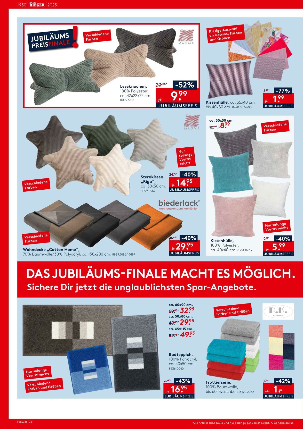 Prospekt Möbel Rieger 23.12.2025 - 23.01.2026