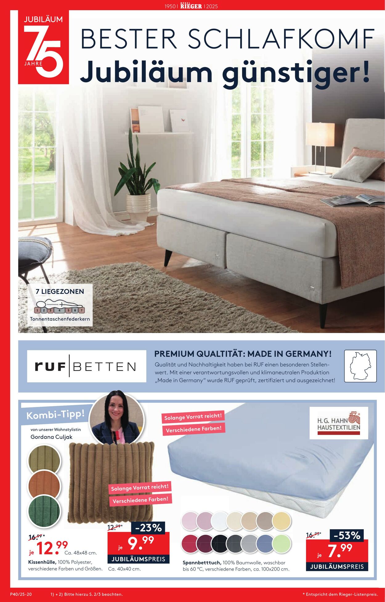 Prospekt Möbel Rieger 02.10.2025 - 16.10.2025