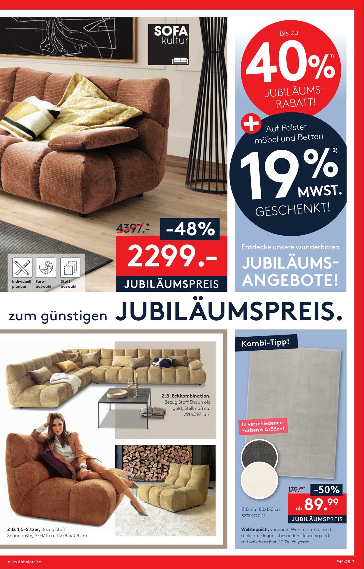 Prospekt Möbel Rieger 02.10.2025 - 16.10.2025