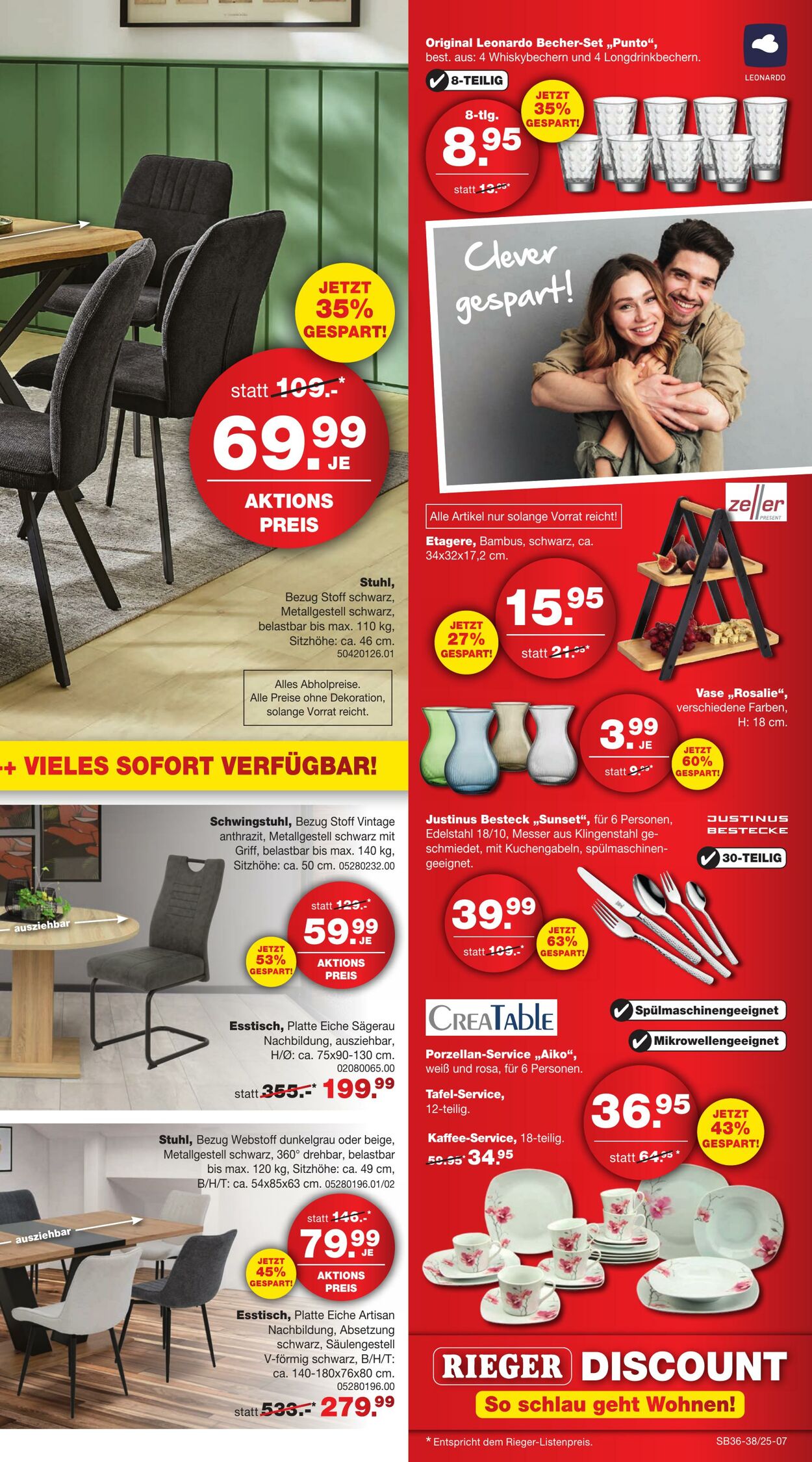 Prospekt Möbel Rieger 09.09.2025 - 23.09.2025