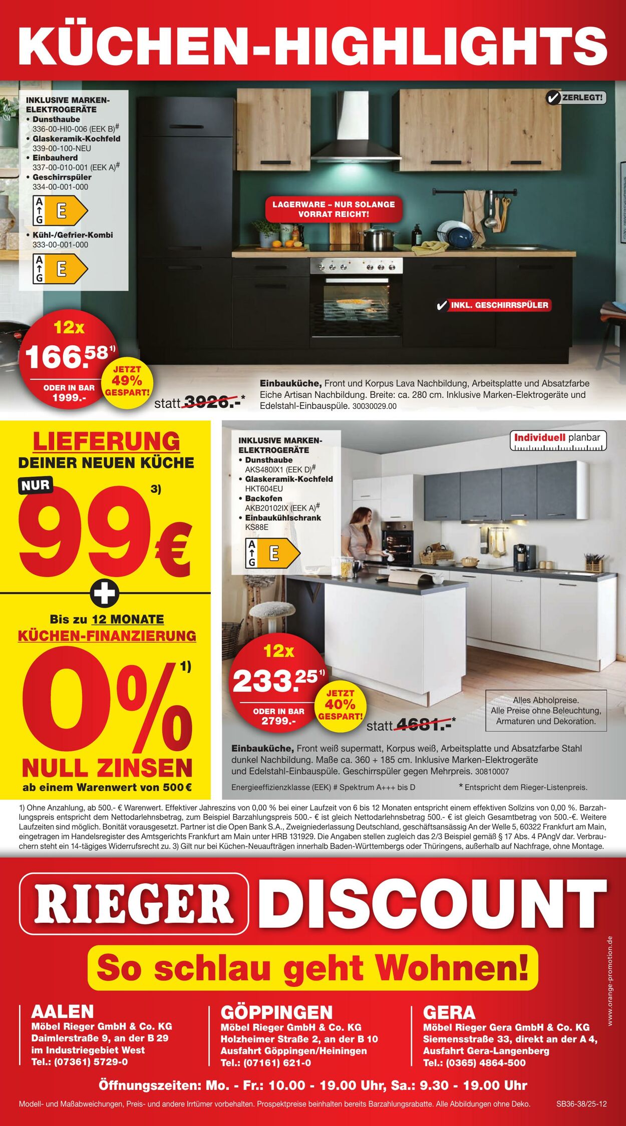 Prospekt Möbel Rieger 09.09.2025 - 23.09.2025