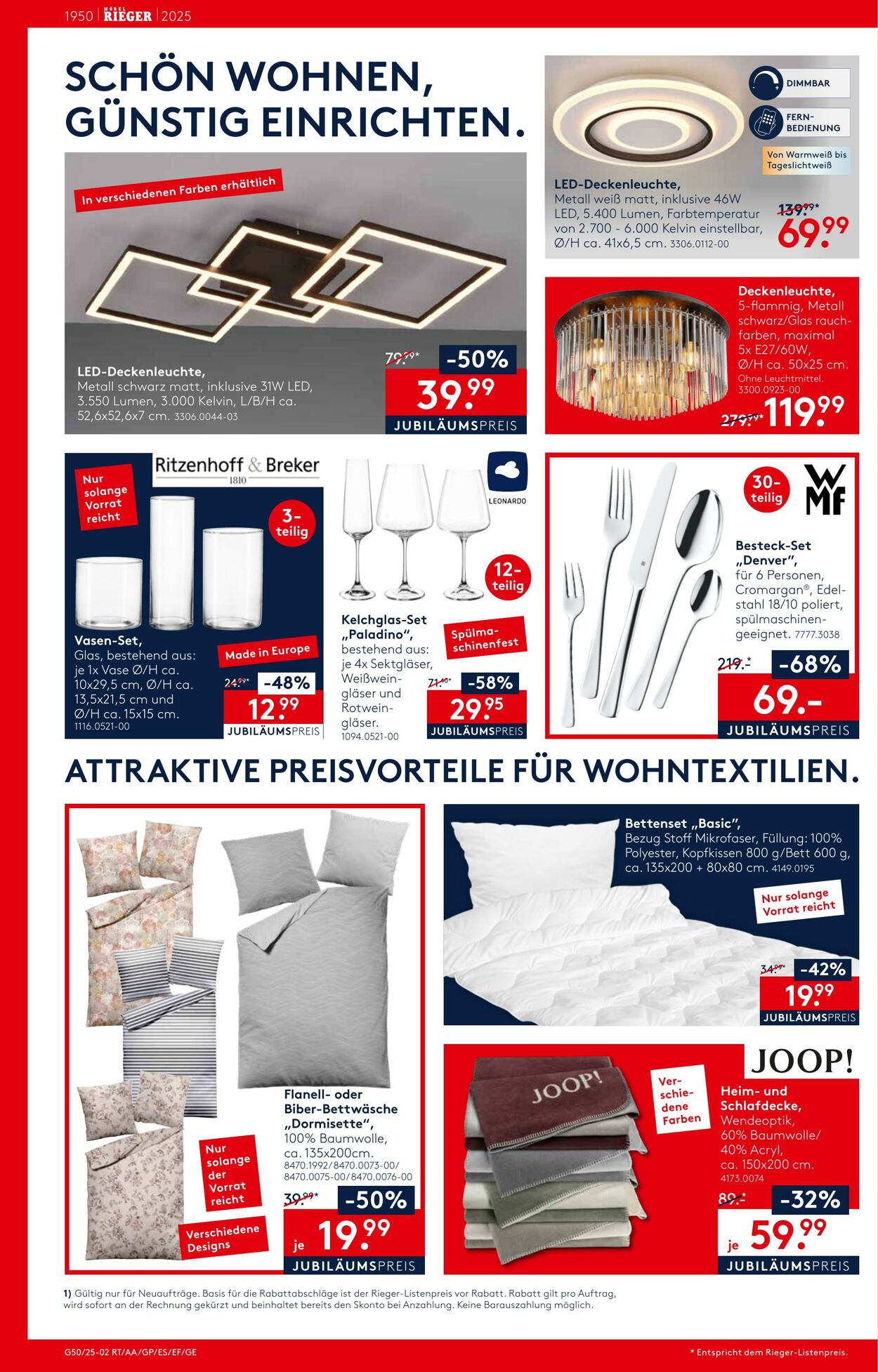 Prospekt Möbel Rieger 10.12.2025 - 24.12.2025