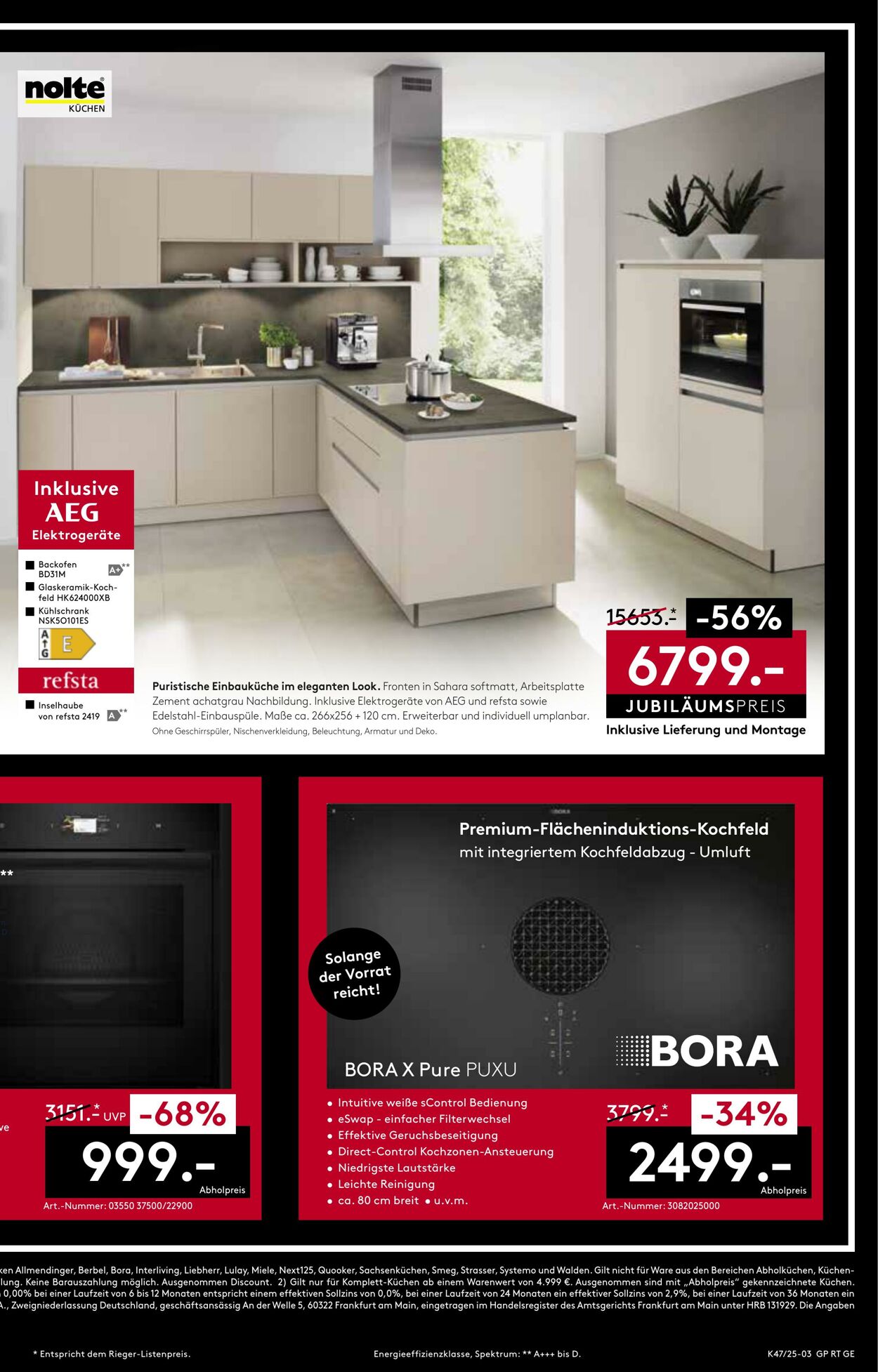 Prospekt Möbel Rieger 20.11.2025 - 04.12.2025