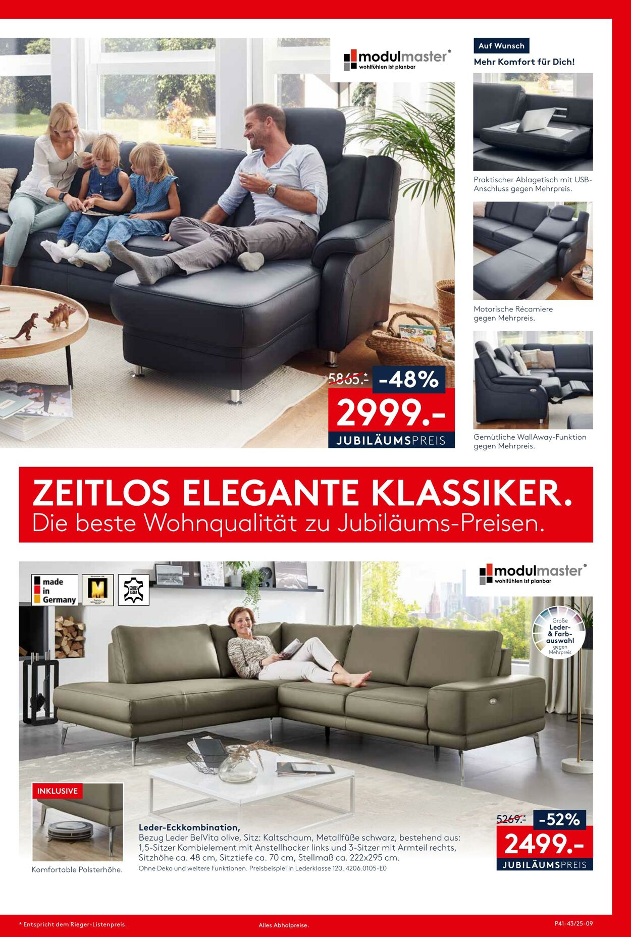 Prospekt Möbel Rieger 09.10.2025 - 23.10.2025