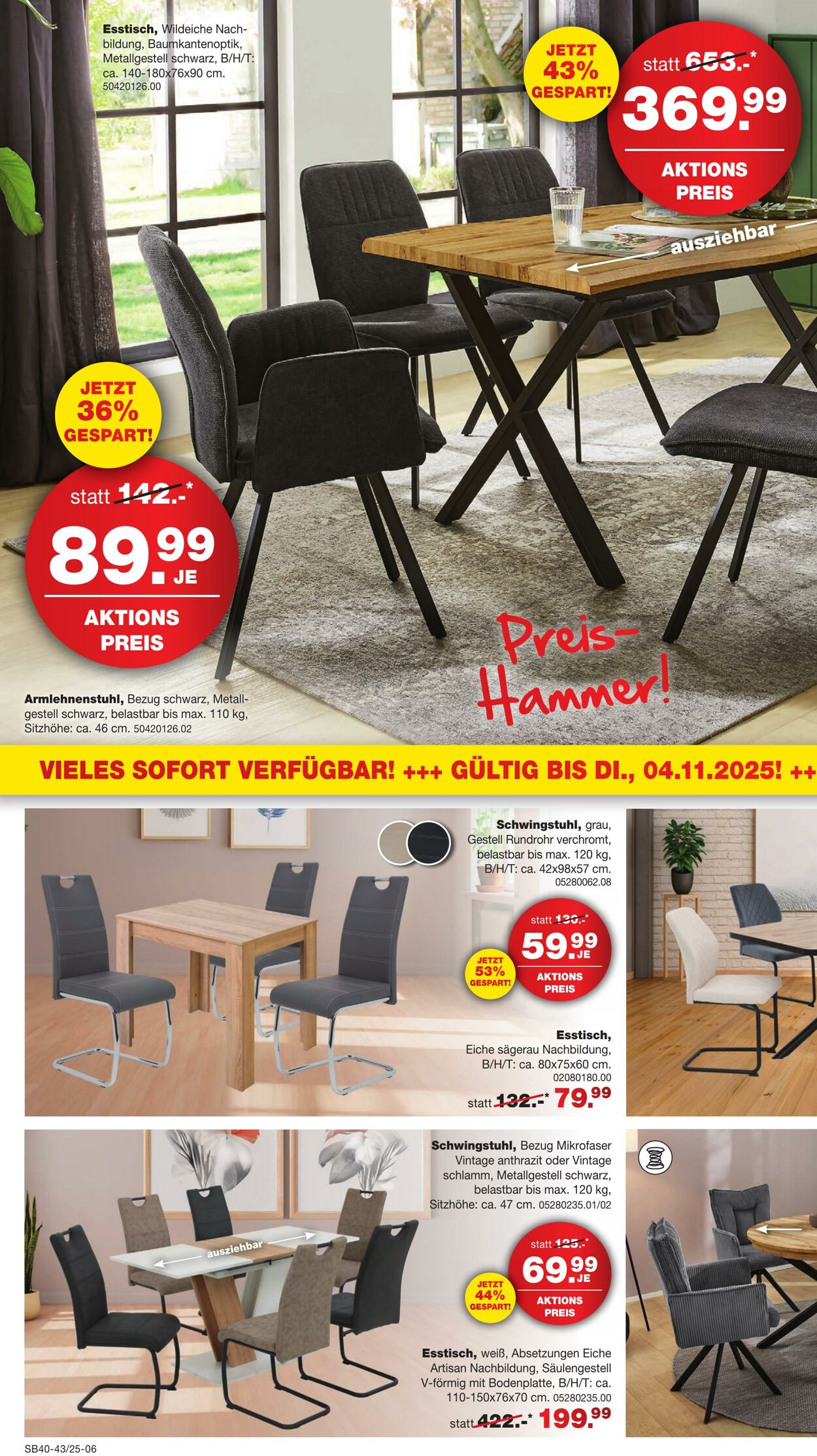 Prospekt Möbel Rieger 06.10.2025 - 20.10.2025