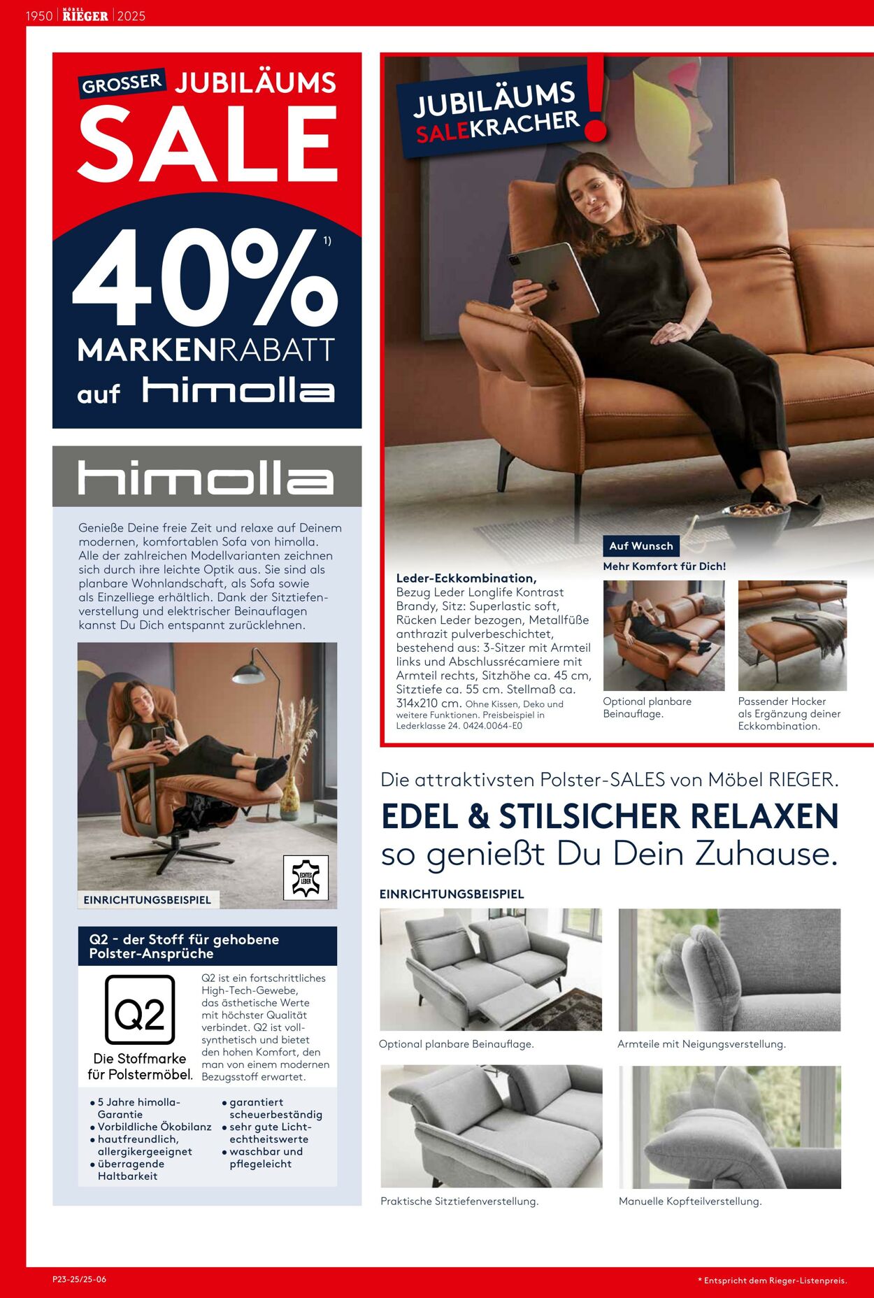 Prospekt Möbel Rieger 05.06.2025 - 19.06.2025