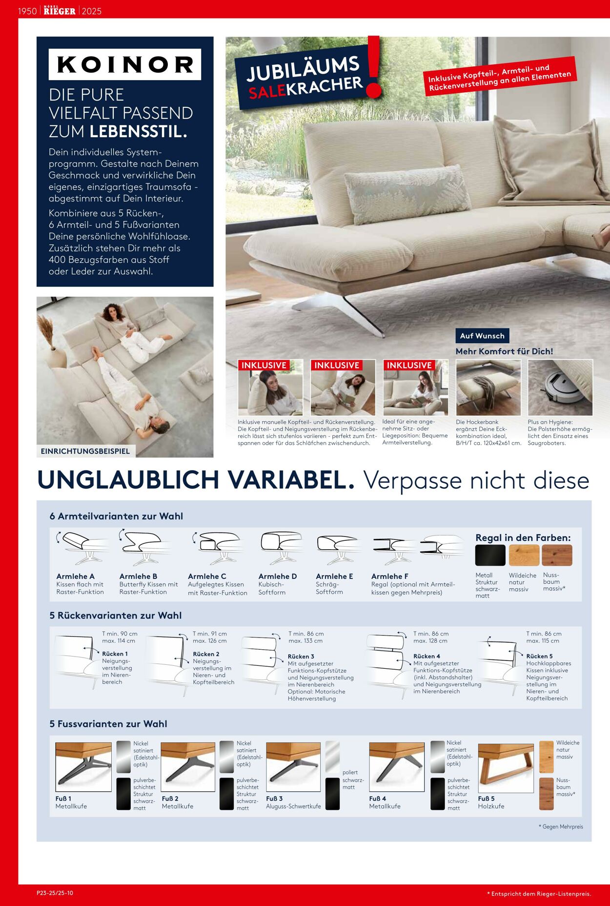 Prospekt Möbel Rieger 05.06.2025 - 19.06.2025
