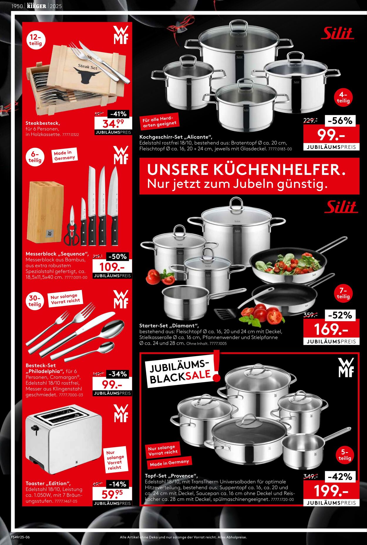 Prospekt Möbel Rieger 09.12.2025 - 23.12.2025