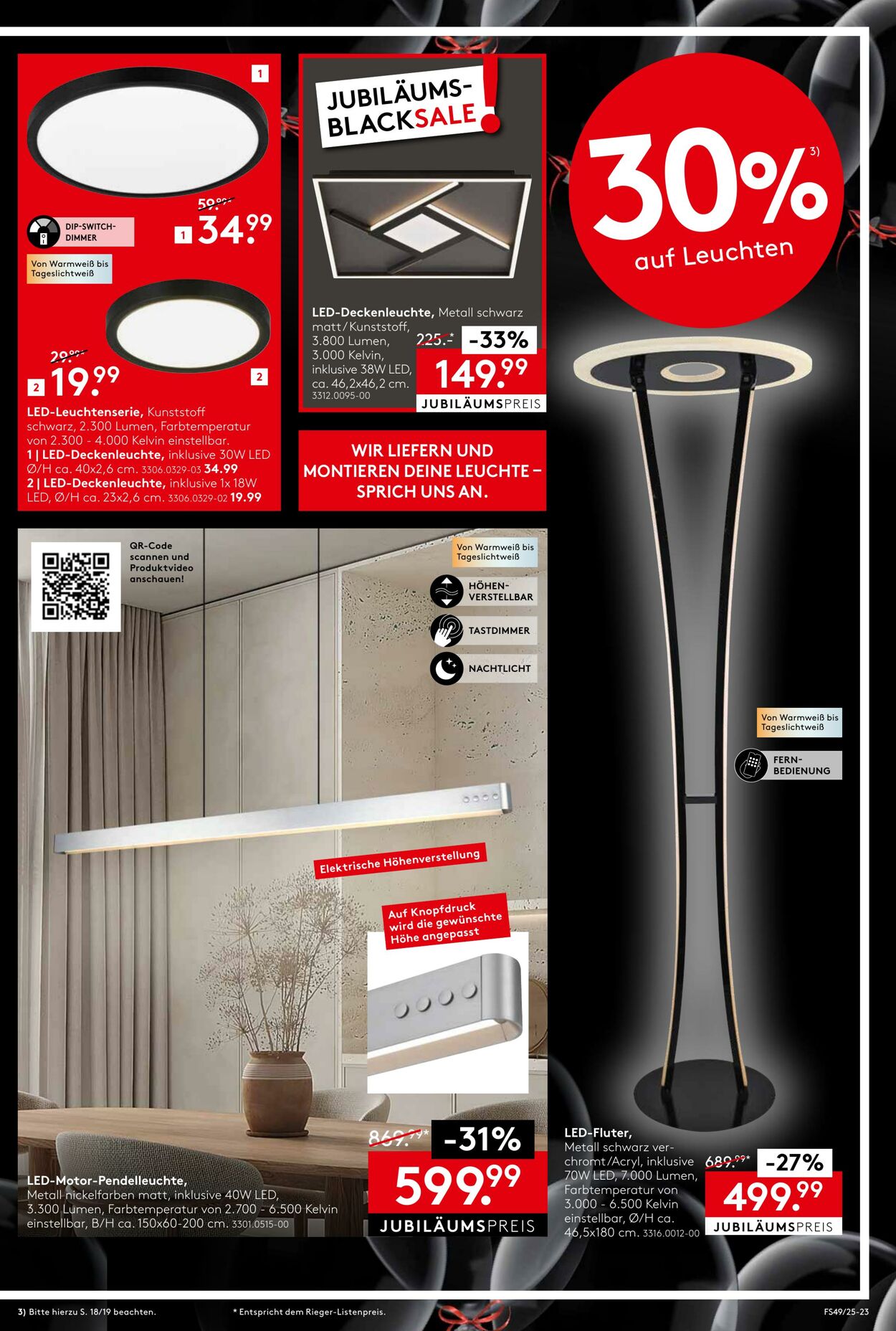 Prospekt Möbel Rieger 09.12.2025 - 23.12.2025