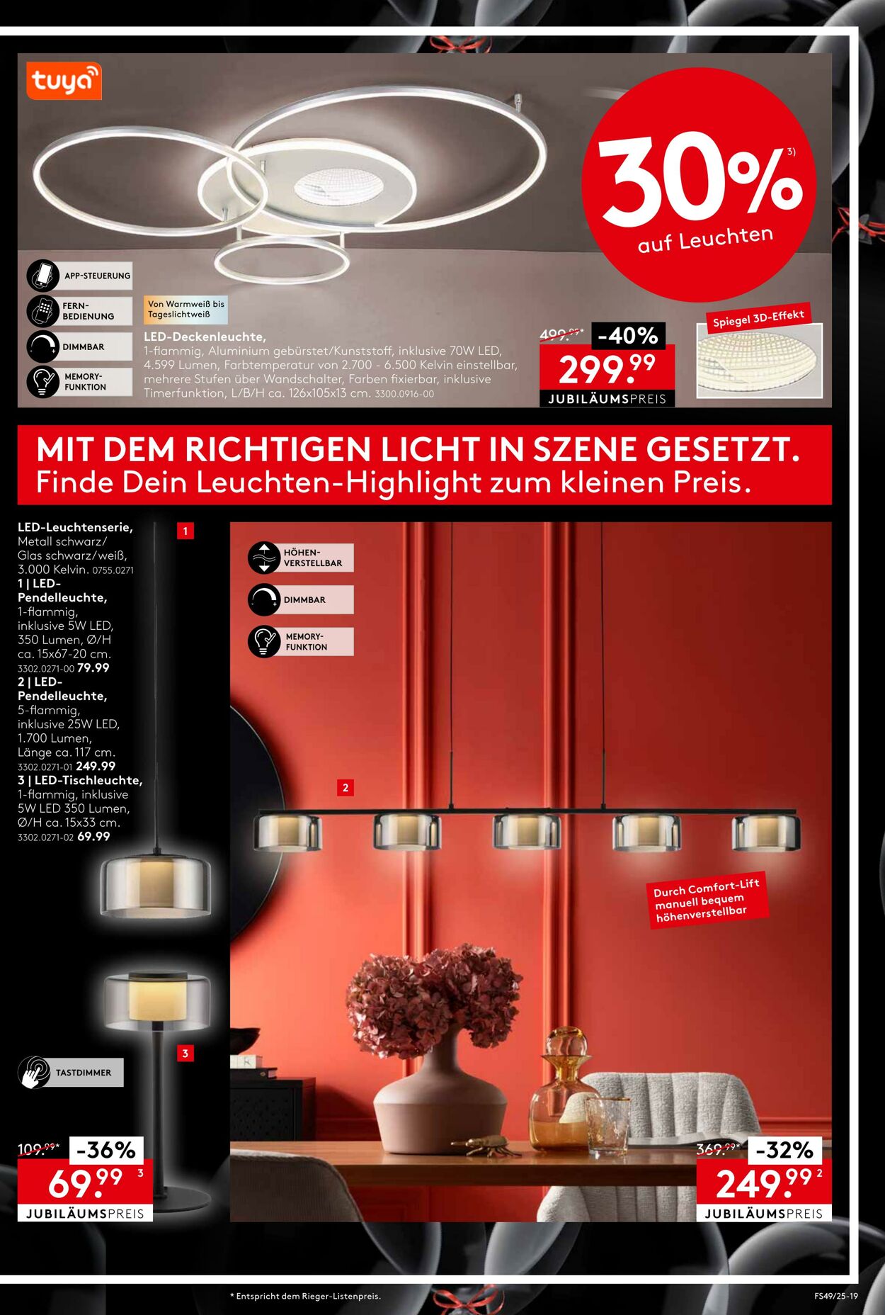 Prospekt Möbel Rieger 09.12.2025 - 23.12.2025