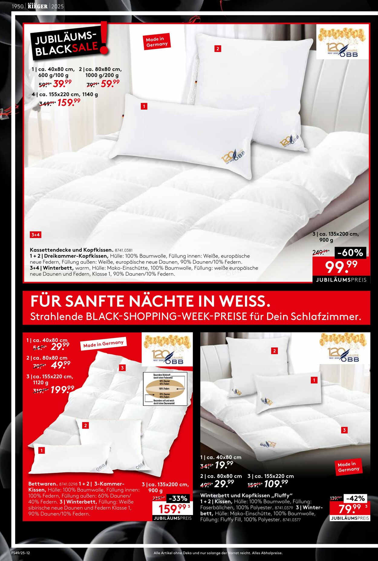 Prospekt Möbel Rieger 09.12.2025 - 23.12.2025