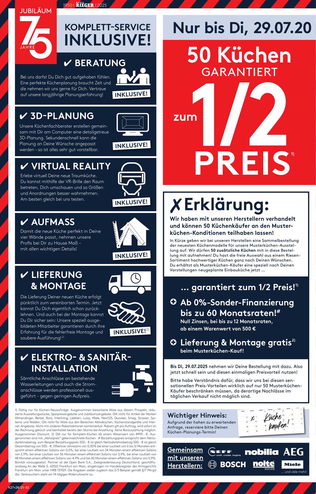 Prospekt Möbel Rieger 07.07.2025 - 21.07.2025