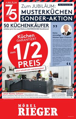 Prospekt Möbel Rieger 07.07.2025 - 21.07.2025