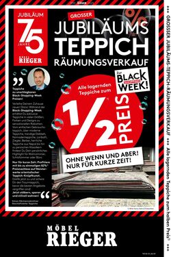 Prospekt Möbel Rieger 20.11.2025 - 04.12.2025