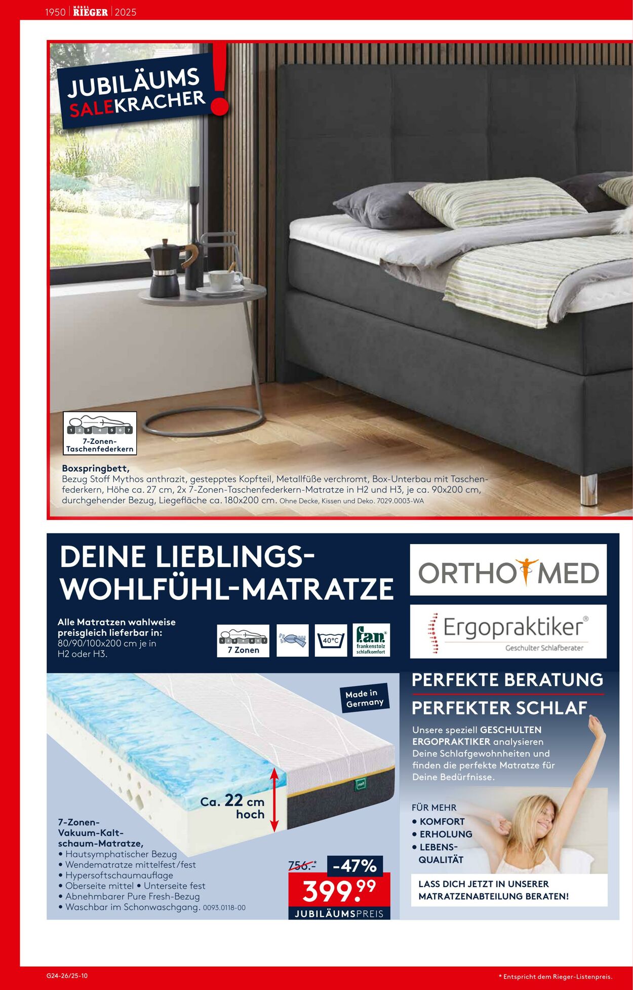 Prospekt Möbel Rieger 13.06.2025 - 27.06.2025