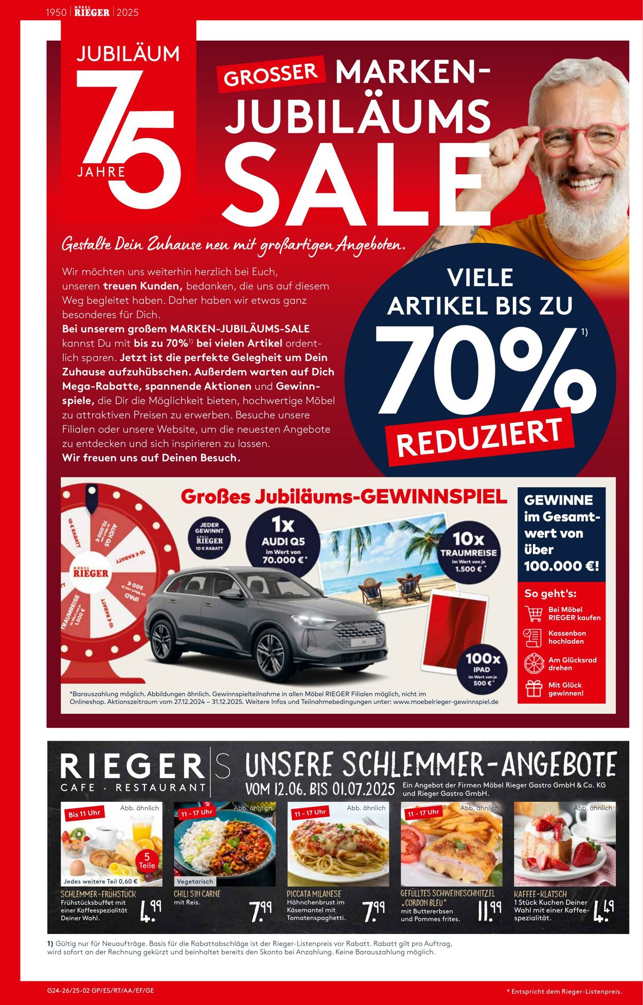 Prospekt Möbel Rieger 13.06.2025 - 27.06.2025