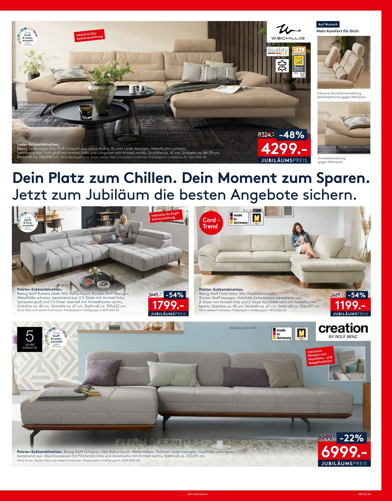 Prospekt Möbel Rieger 06.11.2025 - 20.11.2025