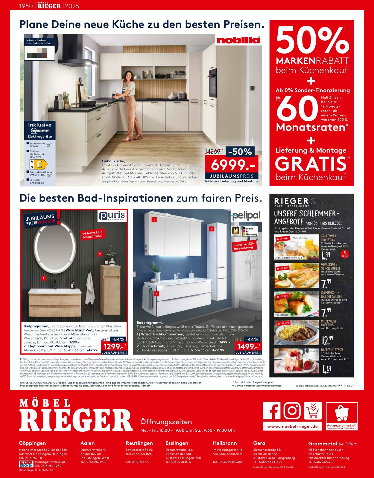 Prospekt Möbel Rieger 06.11.2025 - 20.11.2025