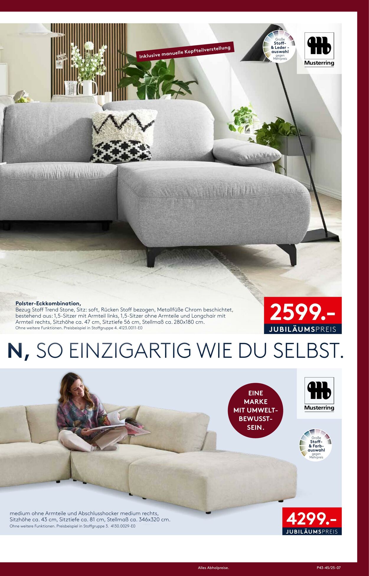 Prospekt Möbel Rieger 22.10.2025 - 05.11.2025