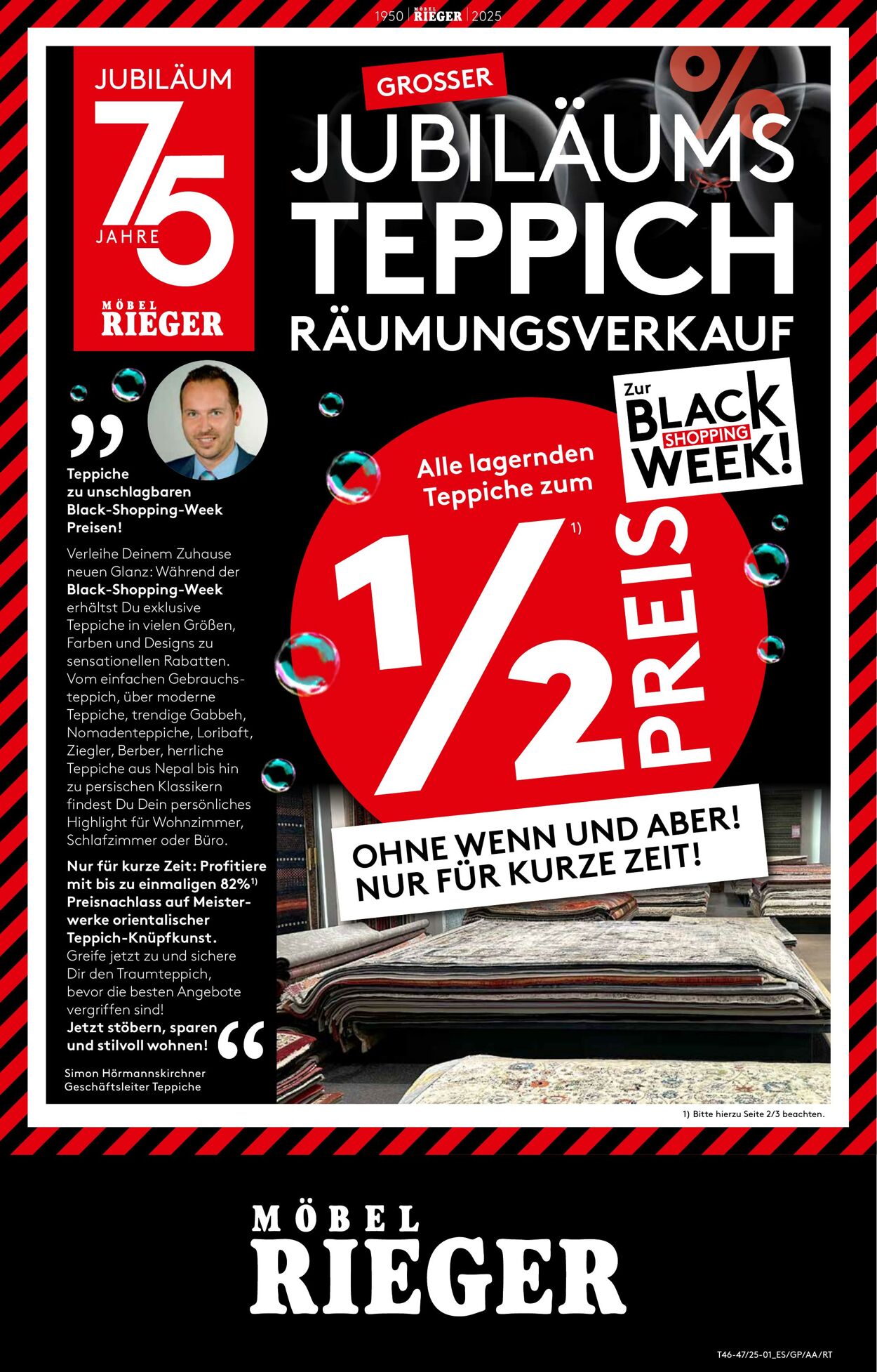 Prospekt Möbel Rieger 13.11.2025 - 27.11.2025