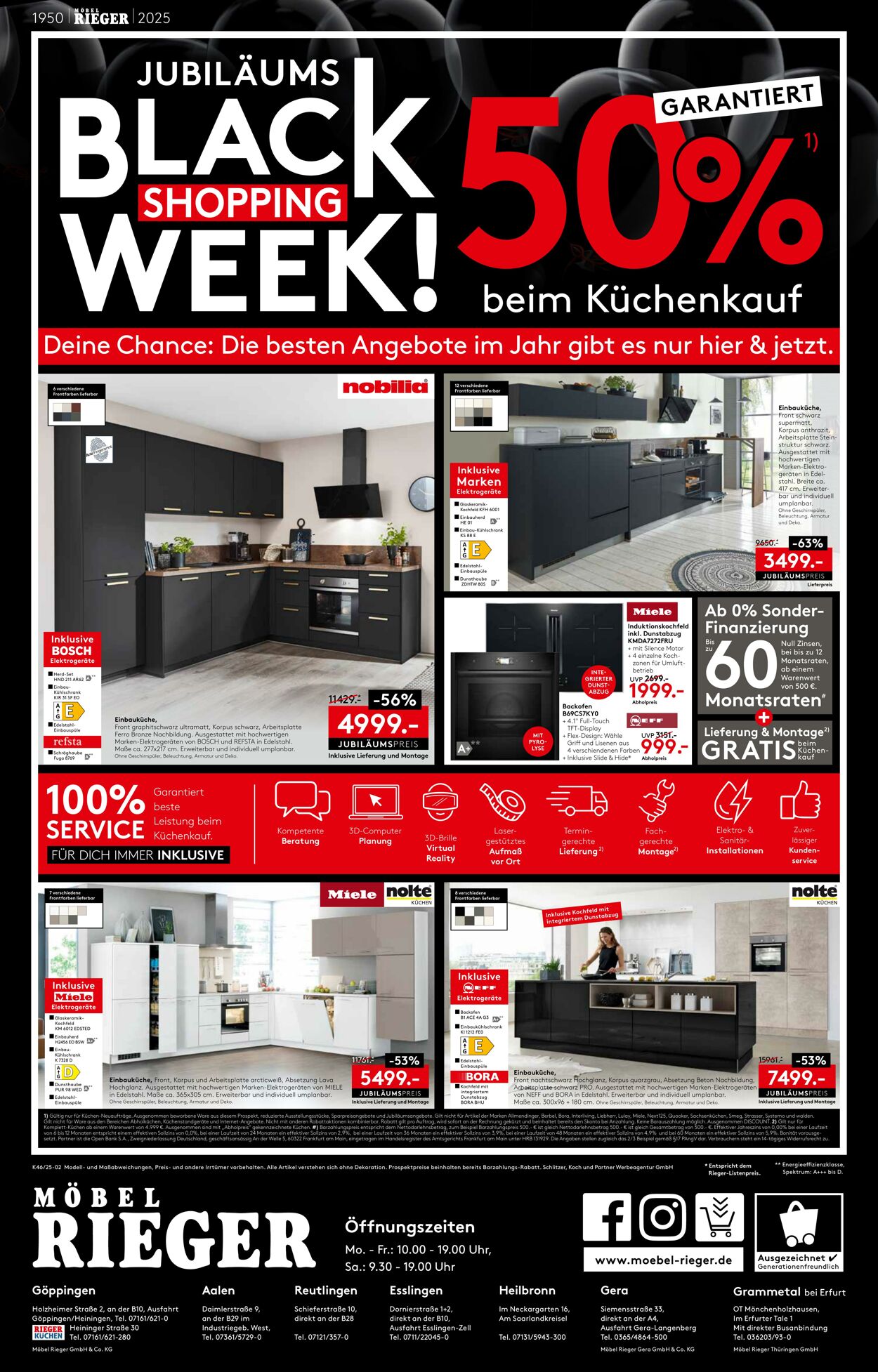 Prospekt Möbel Rieger 13.11.2025 - 27.11.2025