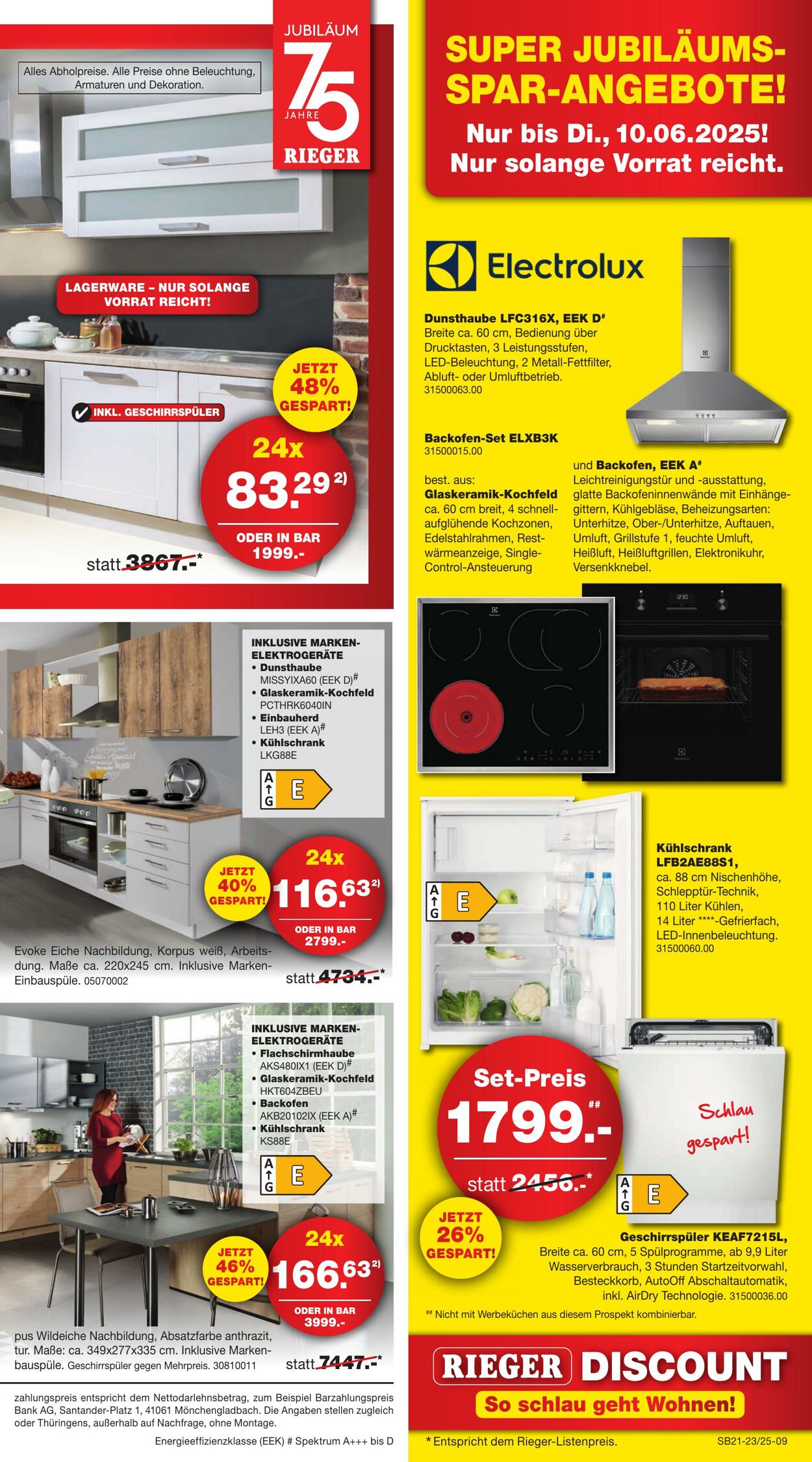 Prospekt Möbel Rieger 25.05.2025 - 08.06.2025