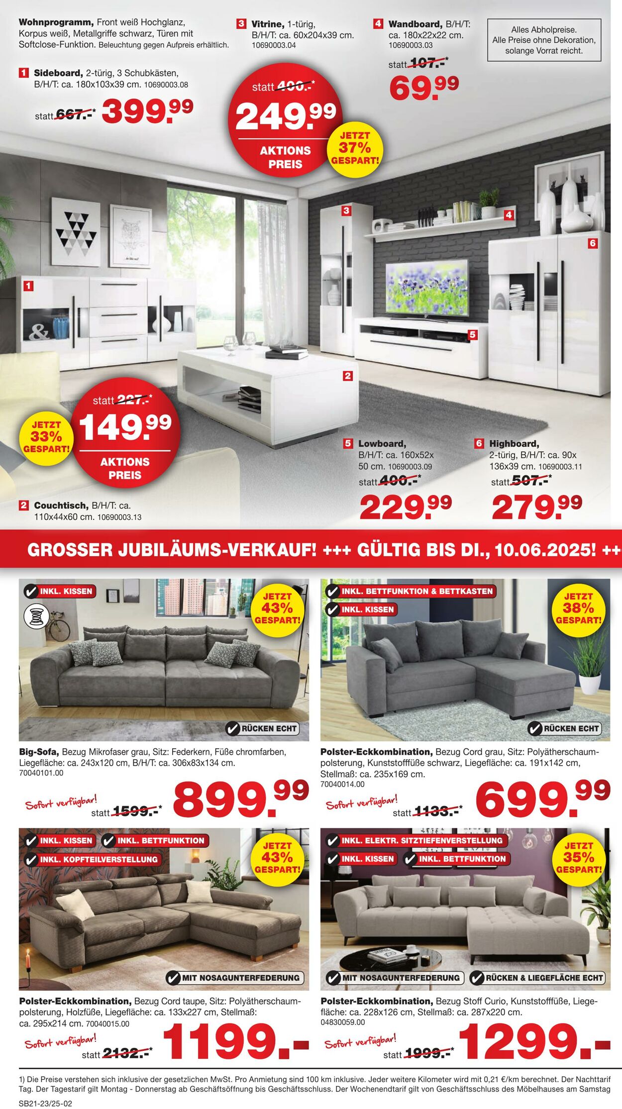 Prospekt Möbel Rieger 25.05.2025 - 08.06.2025