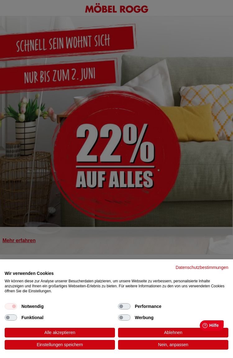 Prospekt Möbel Rogg 01.06.2025 - 16.06.2025