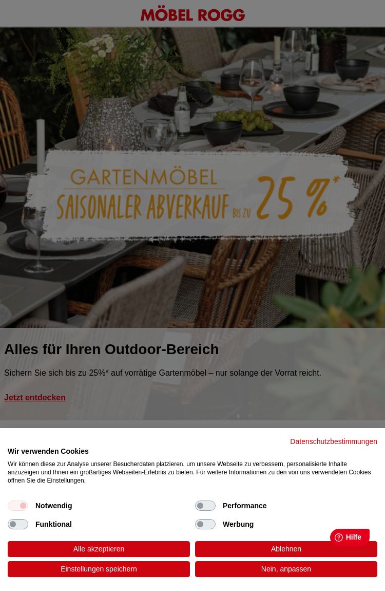 Prospekt Möbel Rogg 16.09.2025 - 30.09.2025