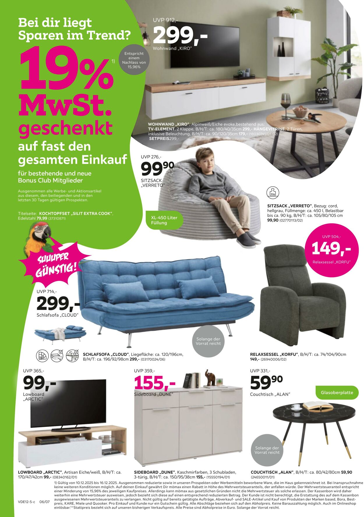 Prospekt Mömax 08.12.2025 - 16.12.2025
