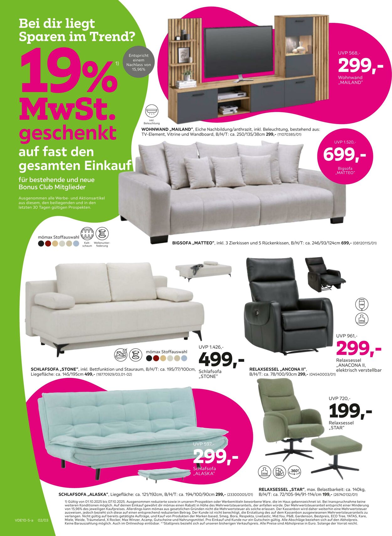 Prospekt Mömax 29.09.2025 - 07.10.2025