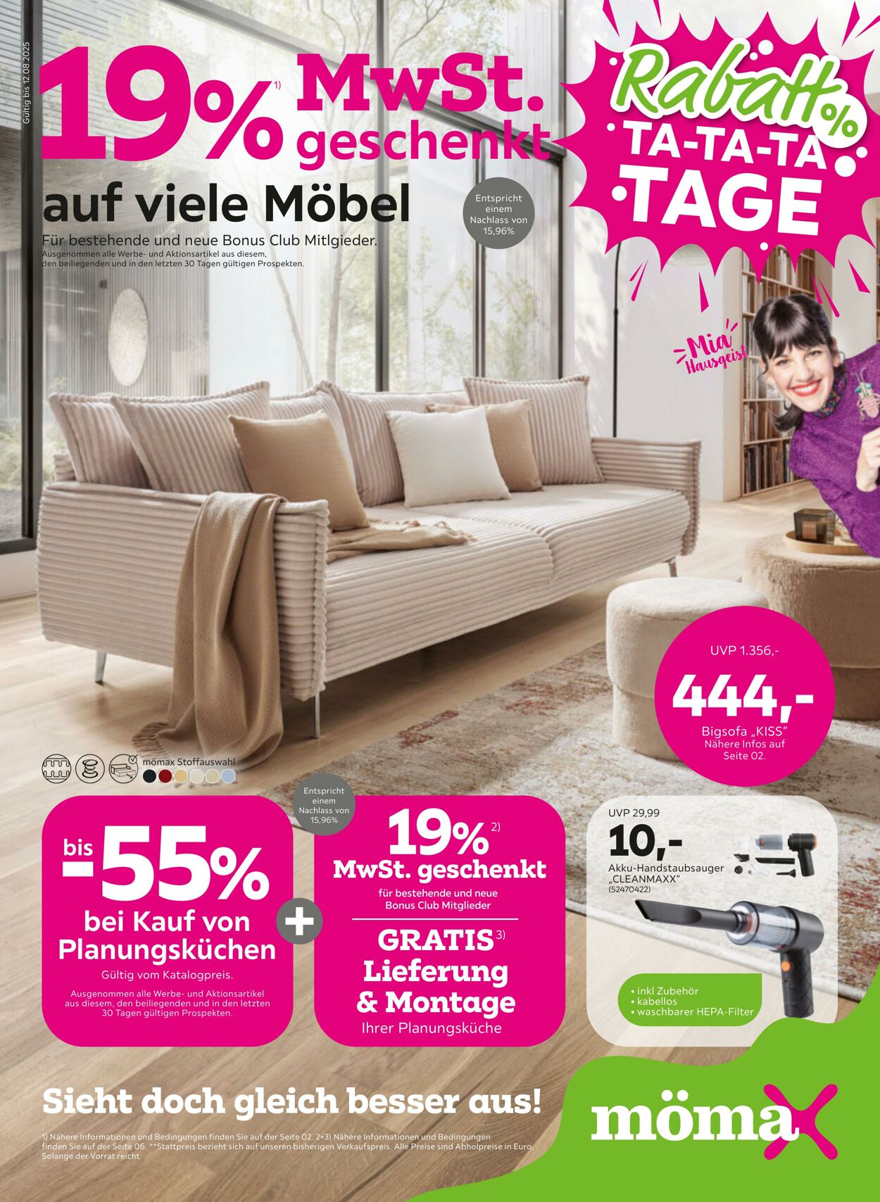 Prospekt Mömax 04.08.2025 - 12.08.2025