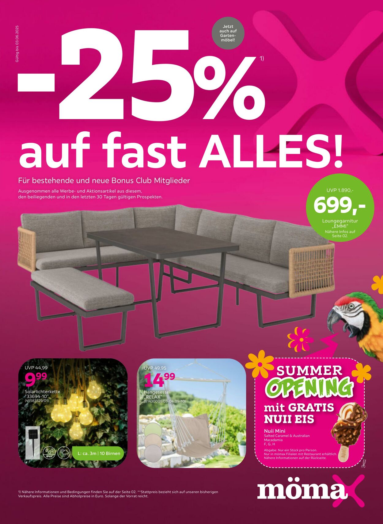 Prospekt Mömax 26.05.2025 - 03.06.2025
