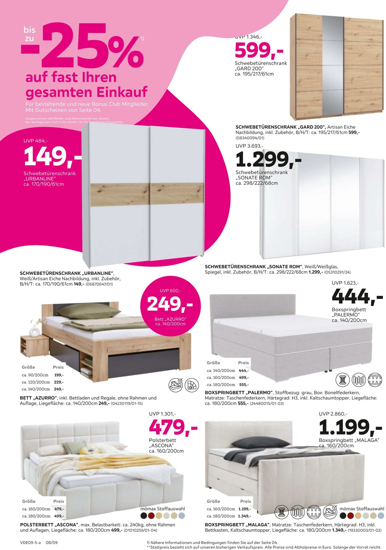Prospekt Mömax 25.08.2025 - 02.09.2025