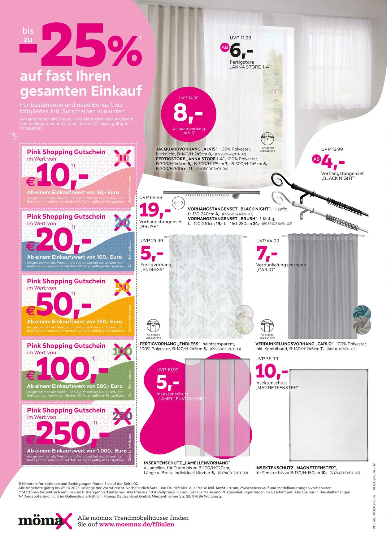 Prospekt Mömax 22.09.2025 - 05.10.2025