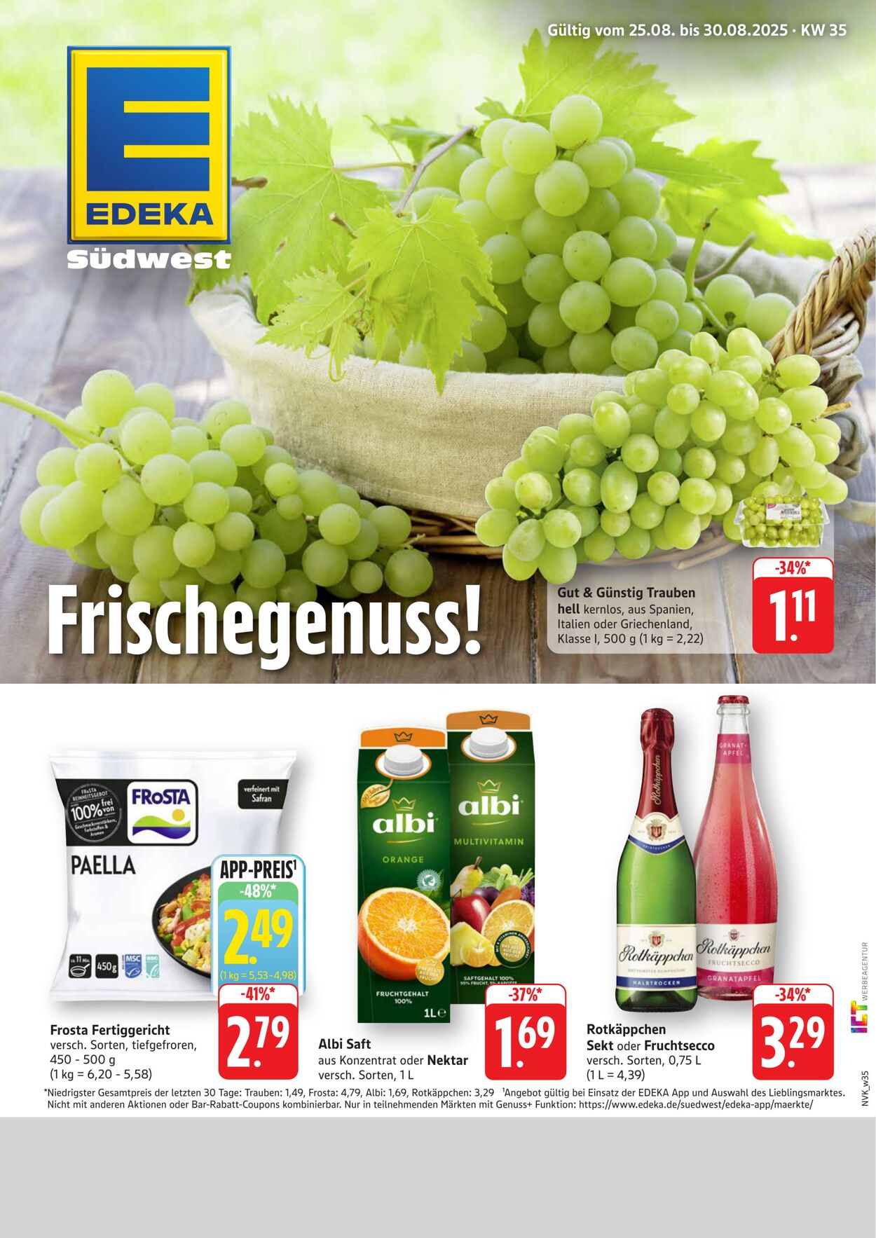 Prospekt nah & gut 25.08.2025 - 30.08.2025