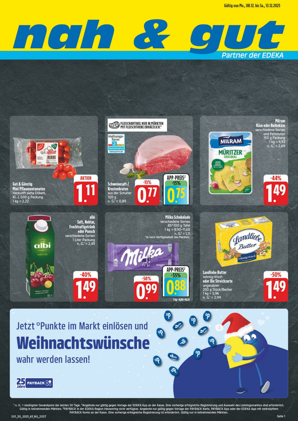 Prospekt nah & gut 08.12.2025 - 13.12.2025