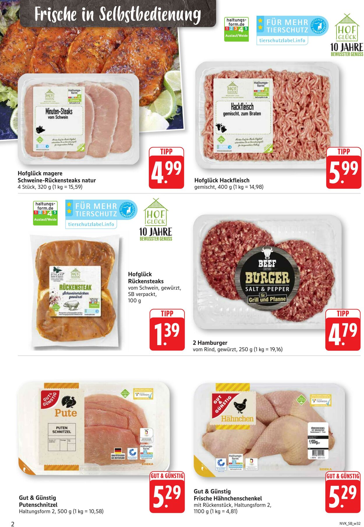 Prospekt nah & gut 04.08.2025 - 09.08.2025