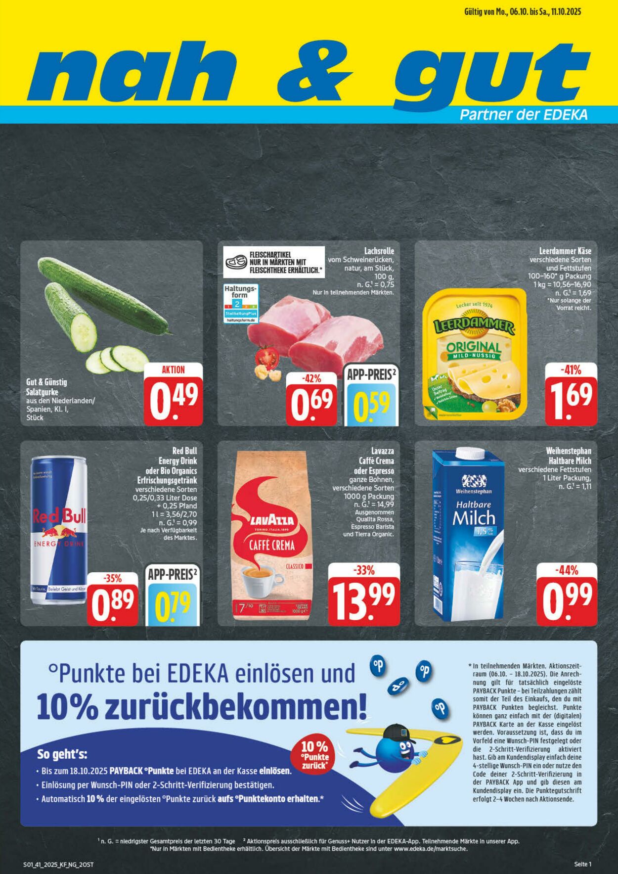Prospekt nah & gut 06.10.2025 - 11.10.2025